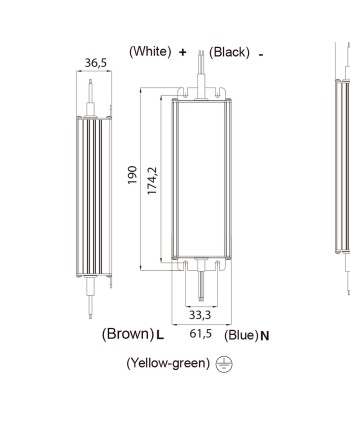 DRIVER TENSION CONSTANTE IP67 24VDC  150W (SPE150-24VPL)